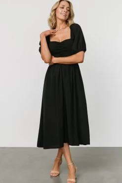 Hot Baltic Born Stefania Midi Dress | Black