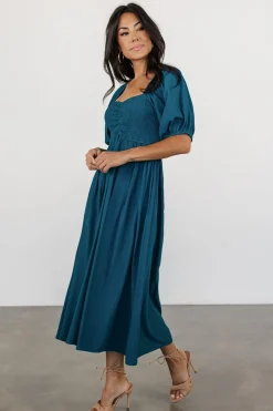 Best Baltic Born Stefania Midi Dress | Mediterranean Blue MediterraneanBlue