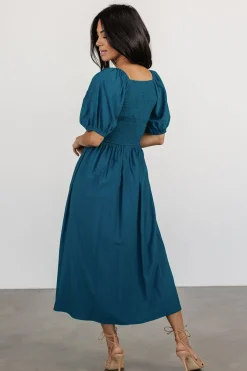 Best Baltic Born Stefania Midi Dress | Mediterranean Blue MediterraneanBlue