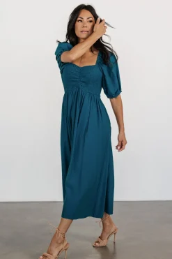 Best Baltic Born Stefania Midi Dress | Mediterranean Blue MediterraneanBlue