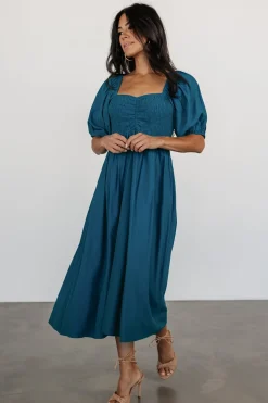 Best Baltic Born Stefania Midi Dress | Mediterranean Blue MediterraneanBlue