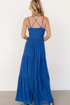 Discount Baltic Born Summerlin Lace Top Maxi Dress | Blue