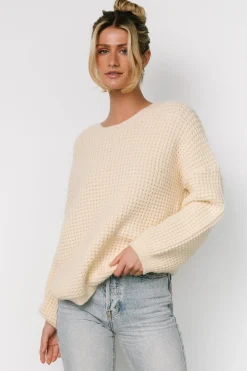 Sale Baltic Born Sutherland Chunky Knit Sweater | Cream