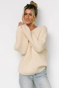 Sale Baltic Born Sutherland Chunky Knit Sweater | Cream
