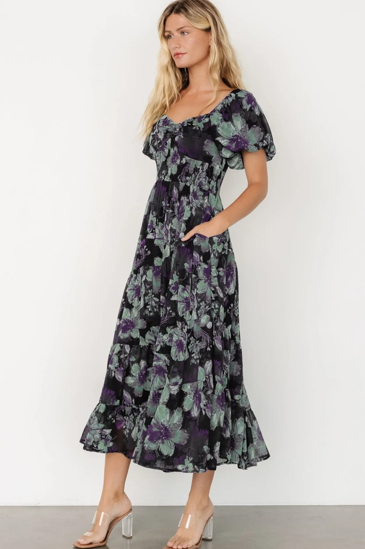 Clearance Baltic Born Suzy Maxi Dress | Dark Blue Multi DarkBlueMulti