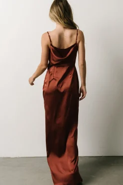Clearance Baltic Born Sydney Satin Gown | Cinnamon