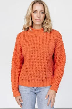 Discount Baltic Born Syracuse Chunky Knit Sweater | Orange