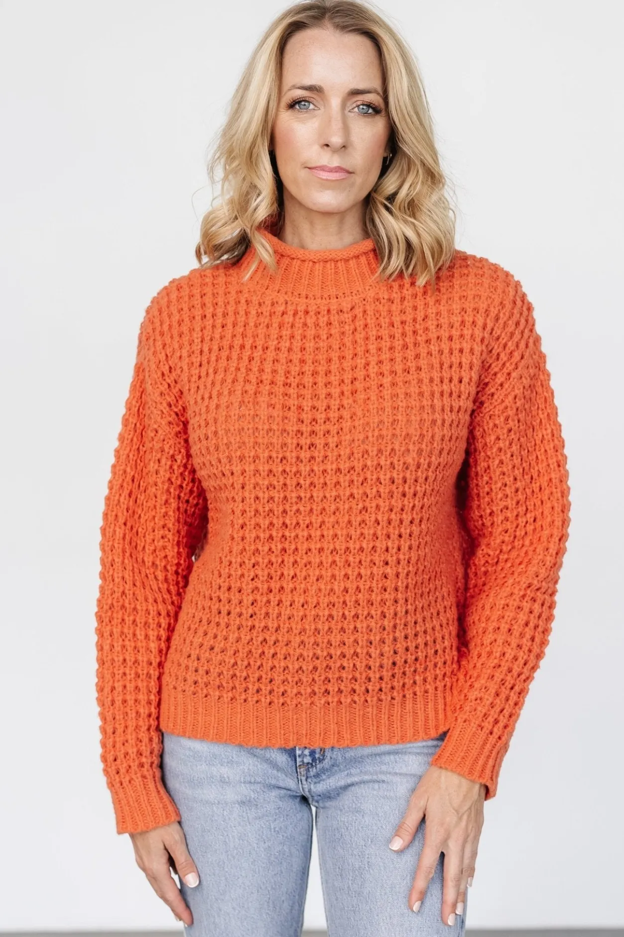 Discount Baltic Born Syracuse Chunky Knit Sweater | Orange