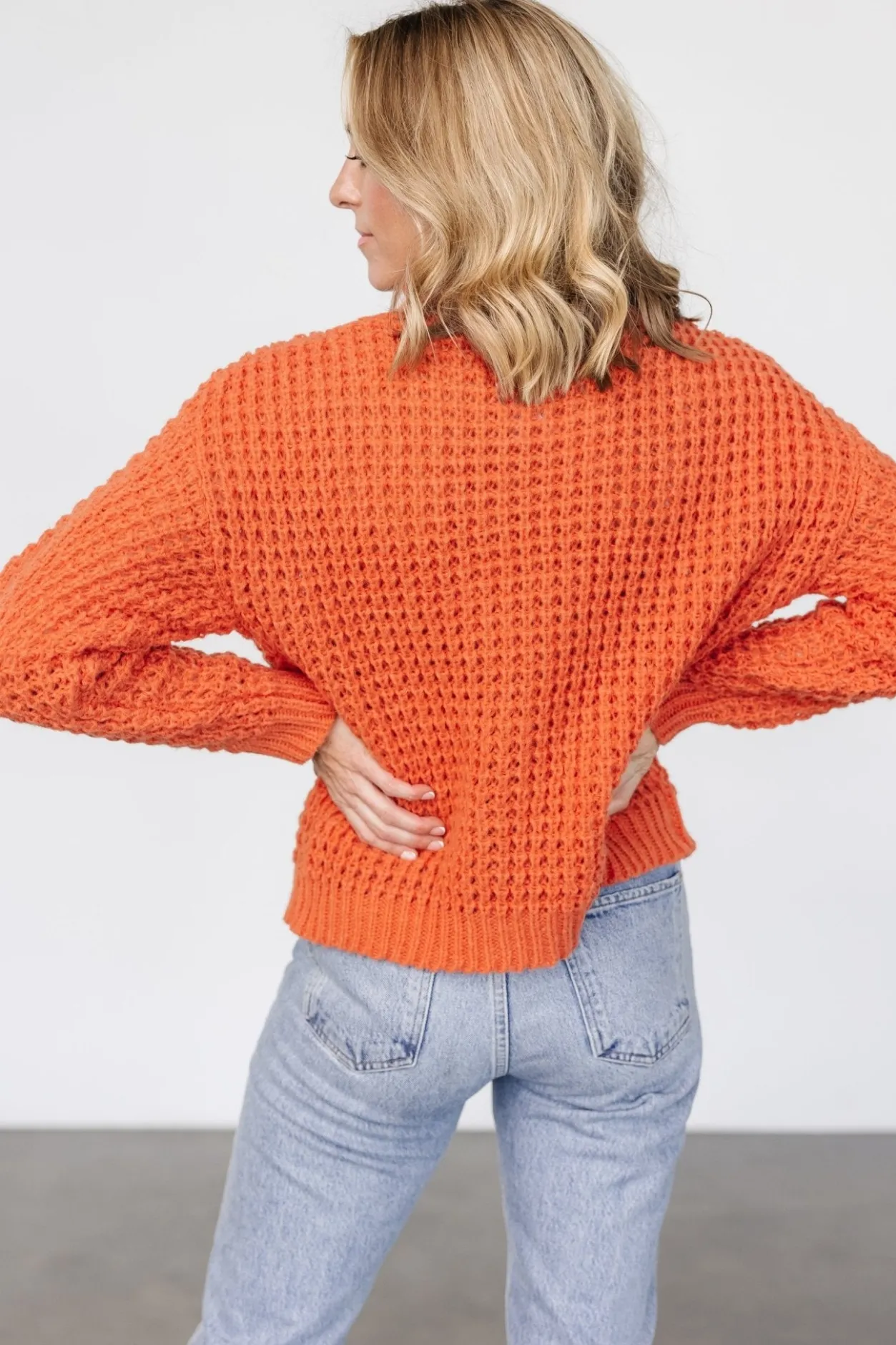 Discount Baltic Born Syracuse Chunky Knit Sweater | Orange