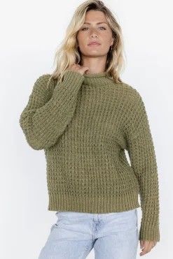 Fashion Baltic Born Syracuse Chunky Knit Sweater | Dusty Olive DustyOlive
