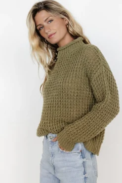 Fashion Baltic Born Syracuse Chunky Knit Sweater | Dusty Olive DustyOlive