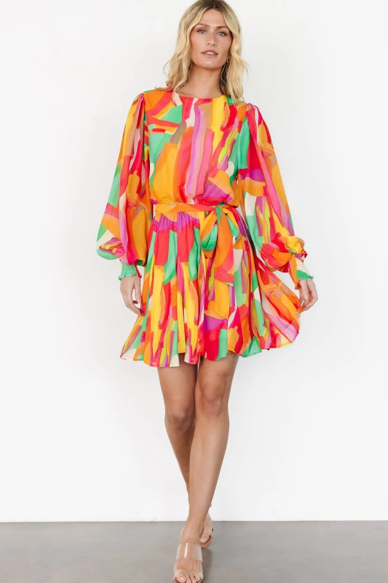 Clearance Baltic Born Tavana Short Dress | Multi Print MultiPrint