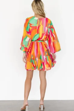 Clearance Baltic Born Tavana Short Dress | Multi Print MultiPrint