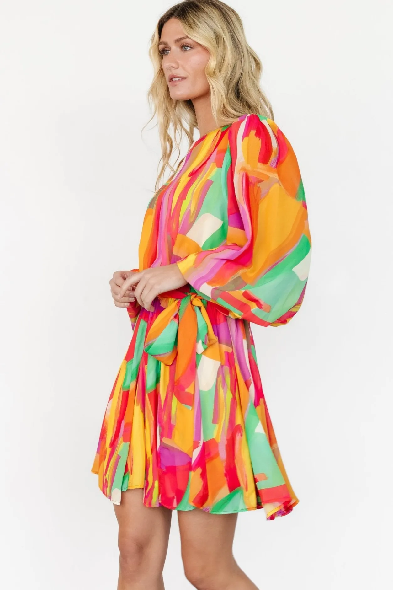 Clearance Baltic Born Tavana Short Dress | Multi Print MultiPrint