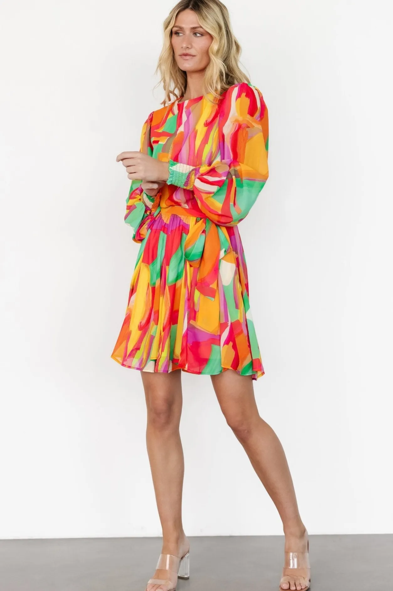 Clearance Baltic Born Tavana Short Dress | Multi Print MultiPrint