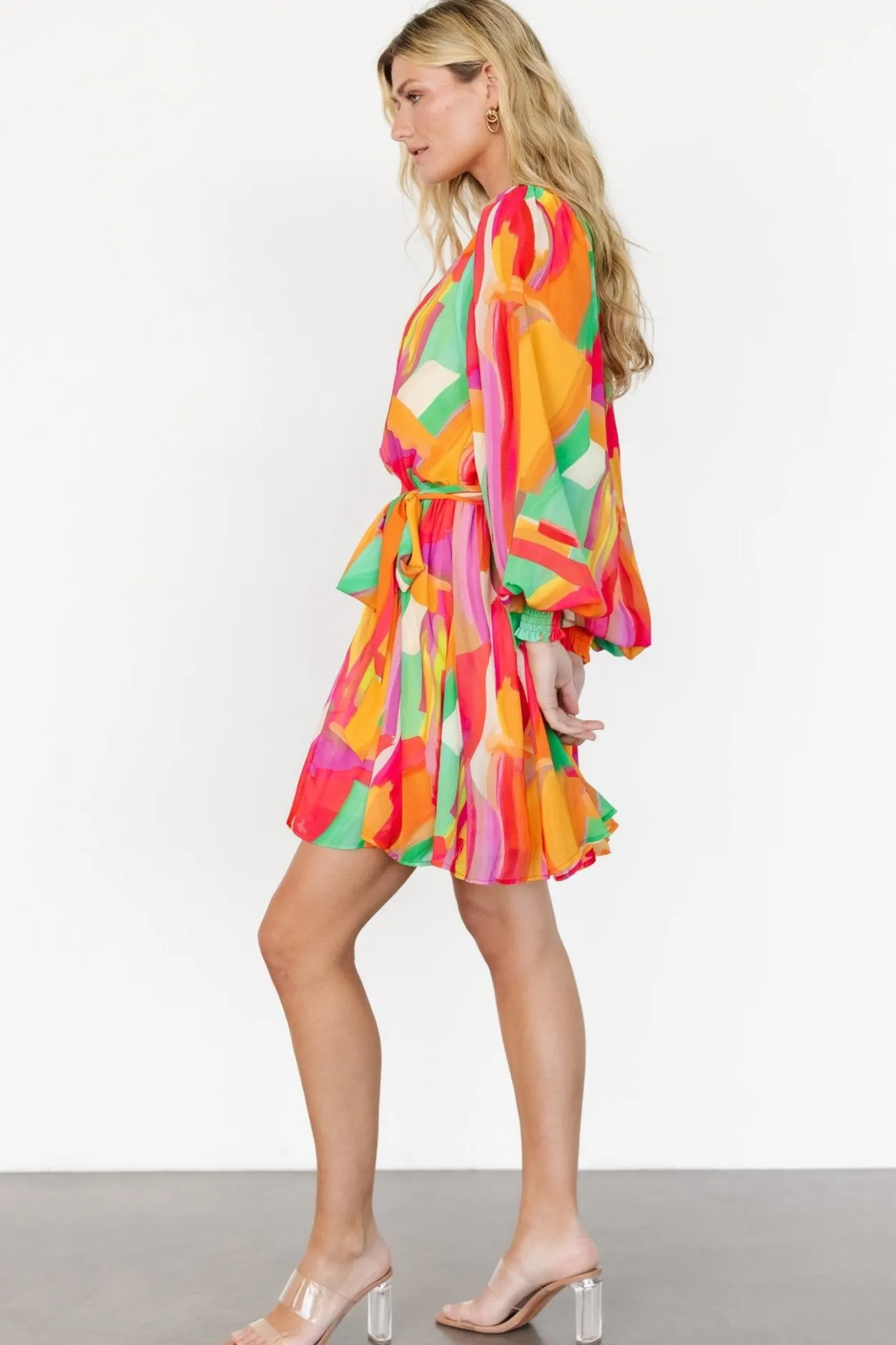 Clearance Baltic Born Tavana Short Dress | Multi Print MultiPrint