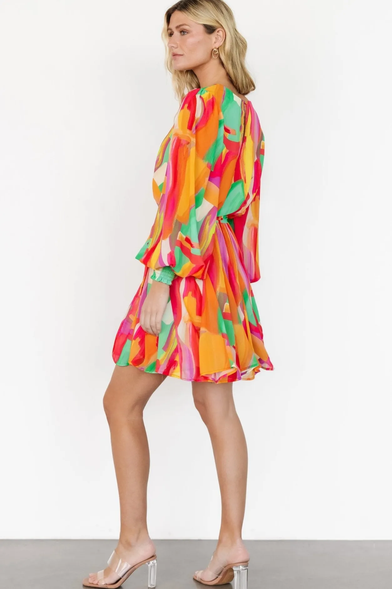 Clearance Baltic Born Tavana Short Dress | Multi Print MultiPrint