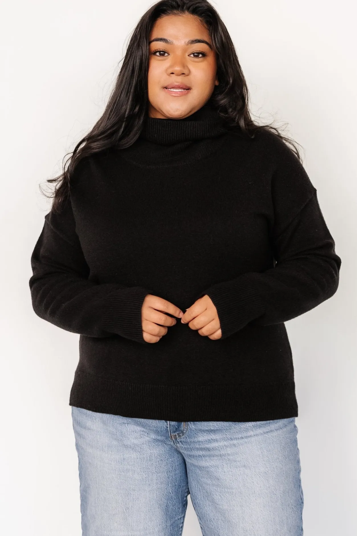 Fashion Baltic Born Tera Turtleneck Sweater | Black
