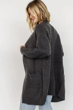 Discount Baltic Born Theodora Knit Cardigan | Charcoal