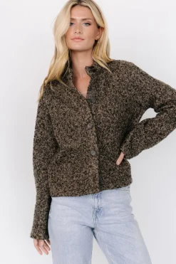 Best Baltic Born Tilly Jacket | Brown + Black Brown+Black