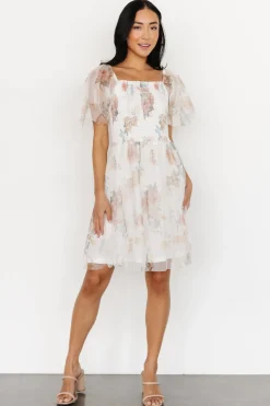 Best Baltic Born Tivoli Tulle Short Dress | White Multi WhiteMulti