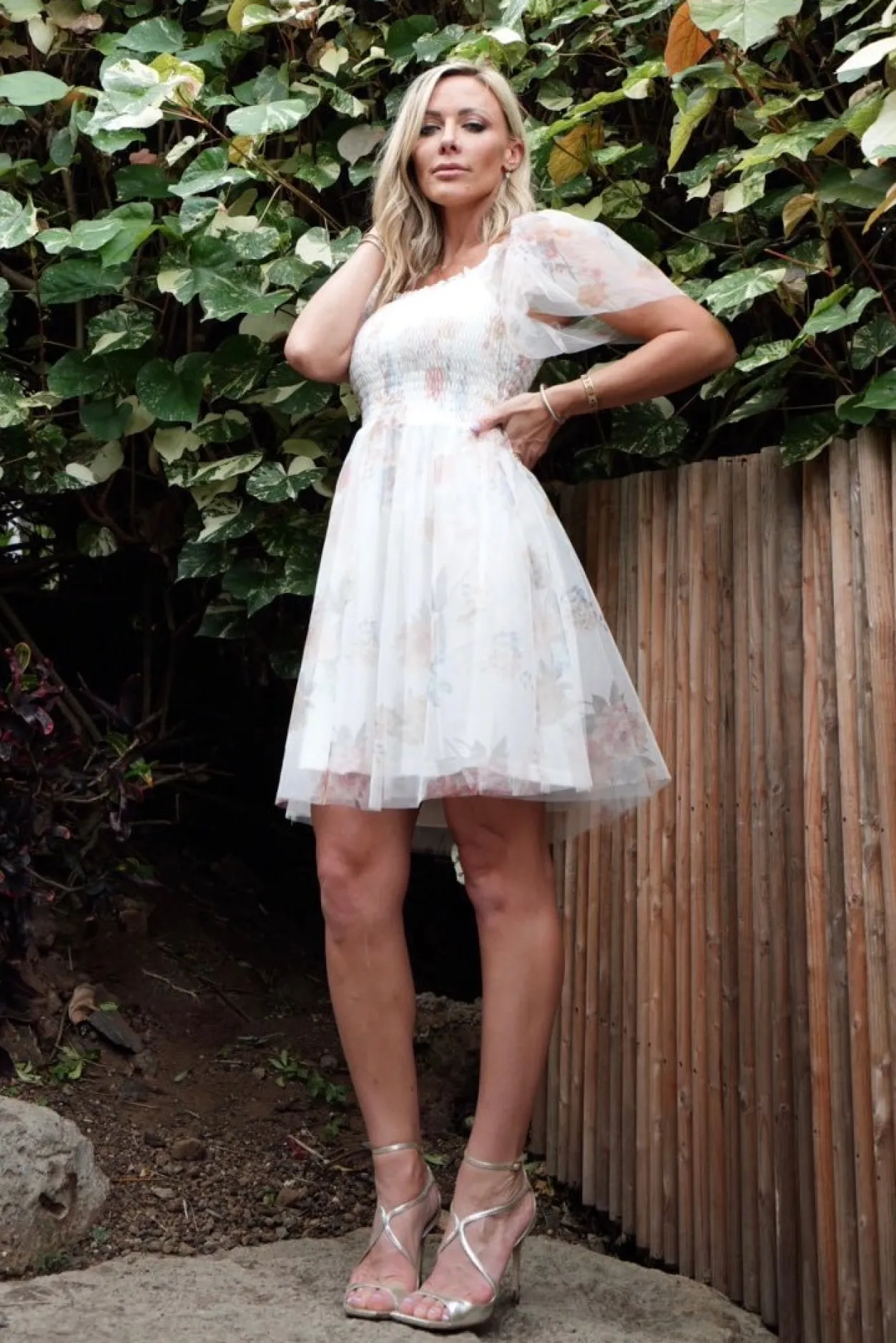 Best Baltic Born Tivoli Tulle Short Dress | White Multi WhiteMulti
