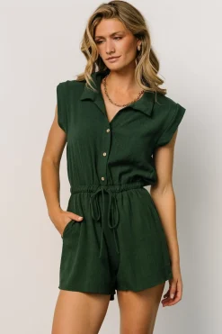 Best Baltic Born Toni Romper | Dark Green DarkGreen