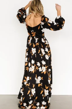Fashion Baltic Born Tristan Maxi Dress | Black Floral BlackFloral
