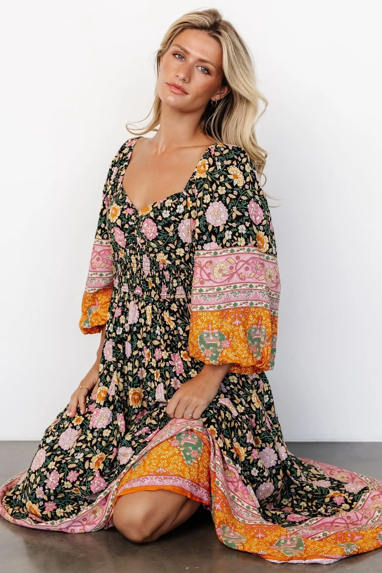 Outlet Baltic Born Trixie Dress | Black Multi BlackMulti