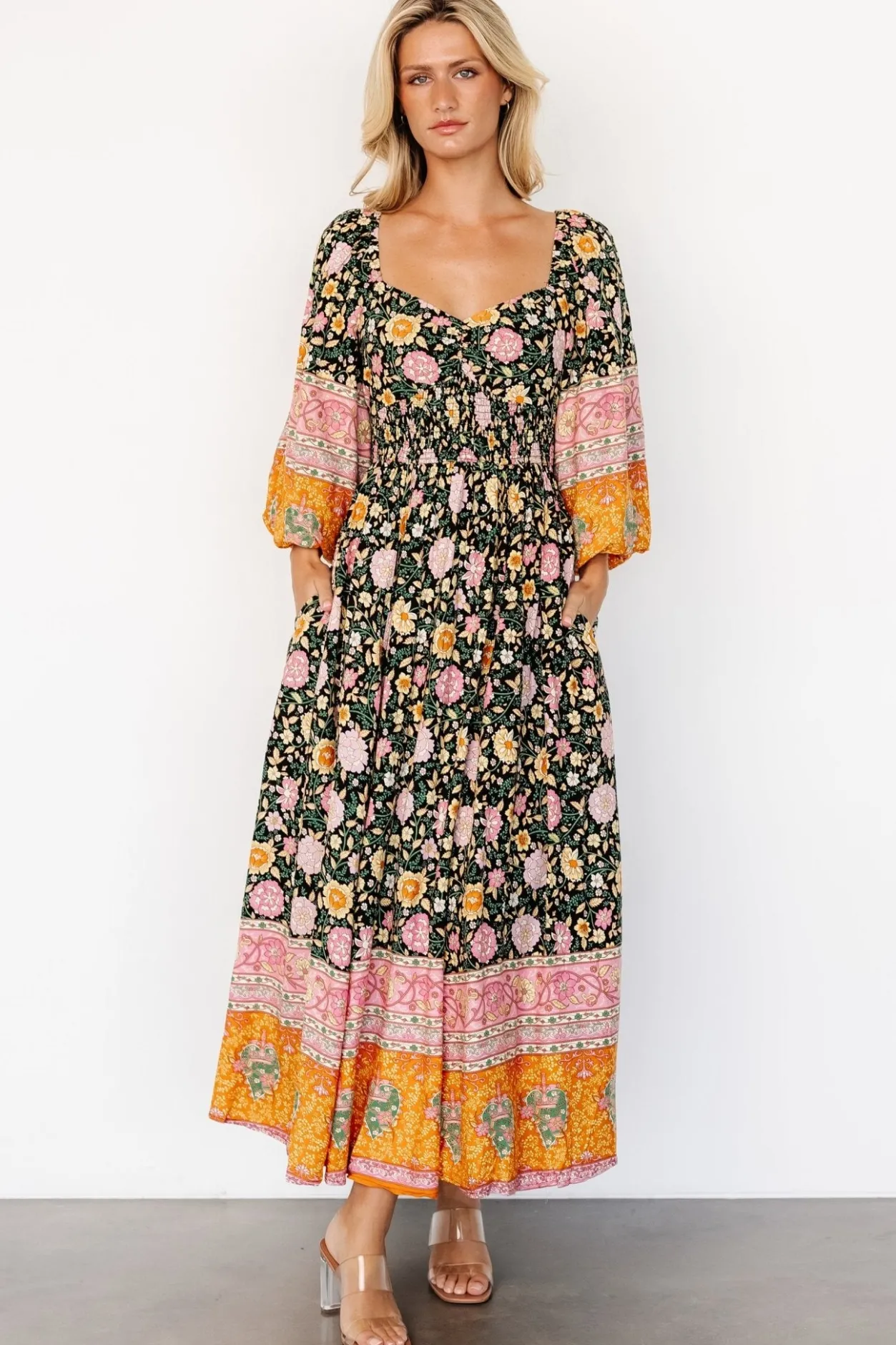 Outlet Baltic Born Trixie Dress | Black Multi BlackMulti