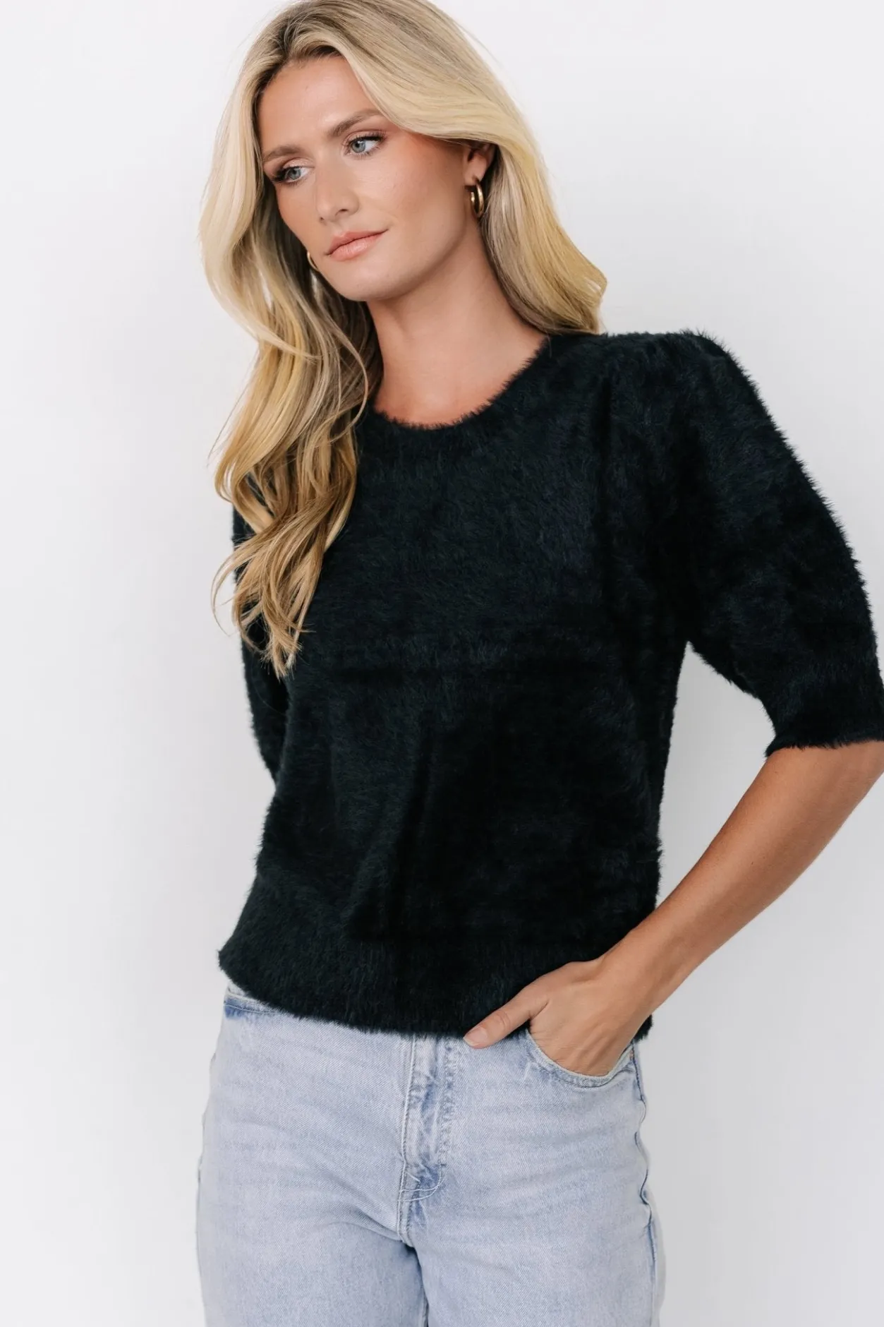 Outlet Baltic Born Vail Sweater Top | Black
