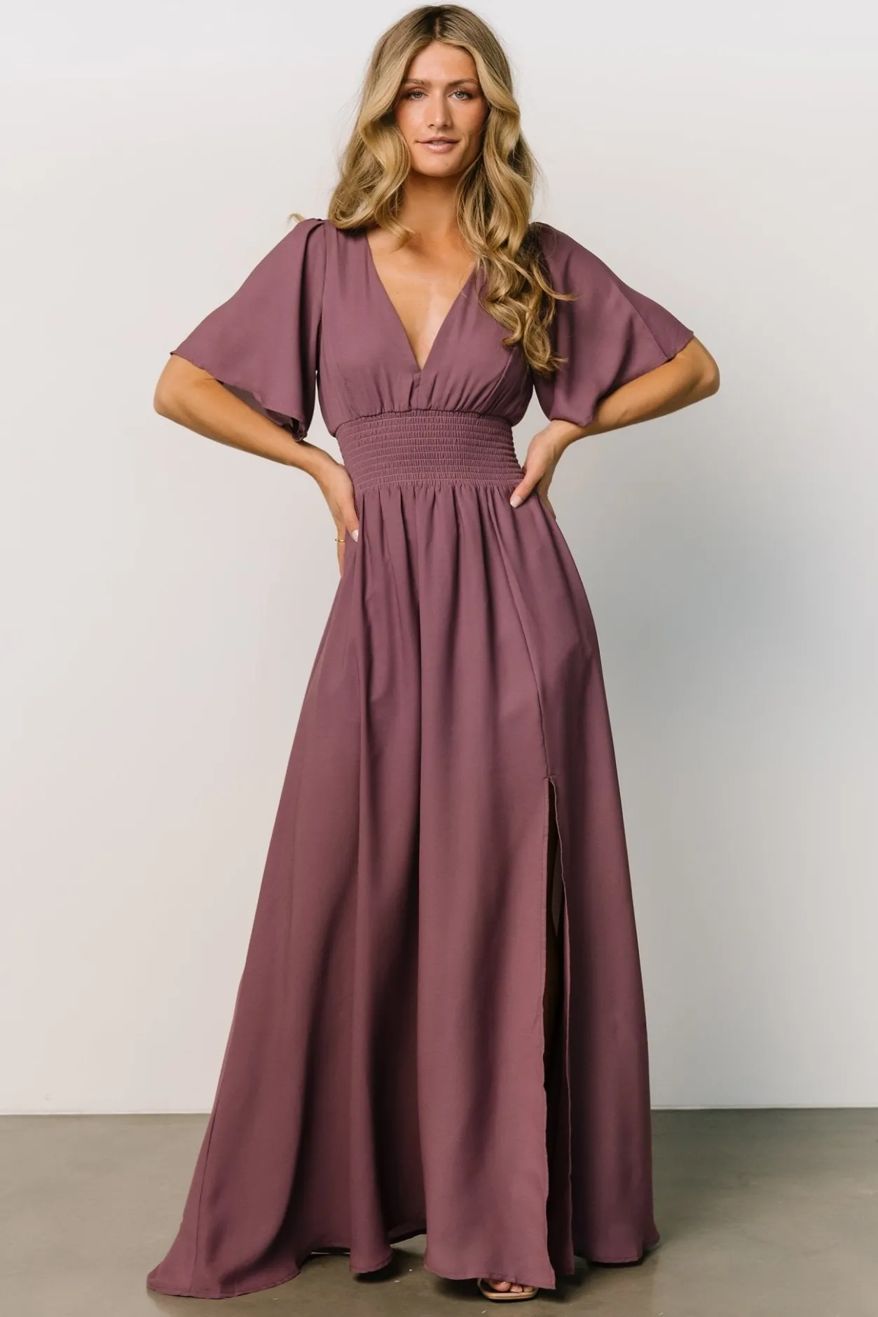 New Baltic Born Verona Smocked Maxi Dress | Vintage Plum VintagePlum