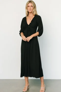Clearance Baltic Born Vicki Midi Dress | Black