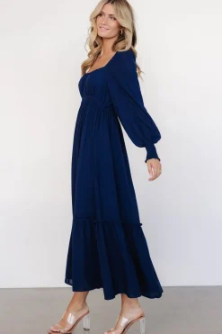 Fashion Baltic Born Vienna Long Sleeve Dress | Navy