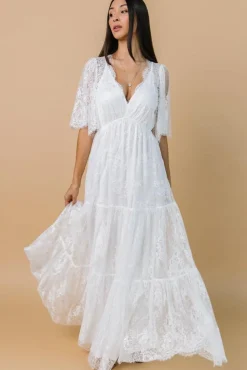 Best Baltic Born Wanderlust Lace Maxi Dress | White