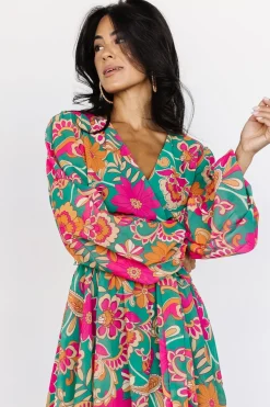 Outlet Baltic Born Wesley Mini Dress | Green Multi GreenMulti