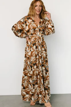 Discount Baltic Born Yolanthe Maxi Dress | Copper Multi CopperMulti