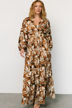 Discount Baltic Born Yolanthe Maxi Dress | Copper Multi CopperMulti