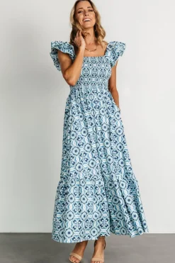 Online Baltic Born Zoey Smocked Maxi Dress | Blue Print BluePrint
